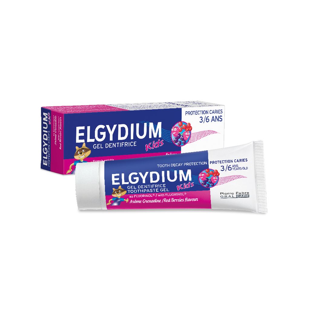 фото упаковки Эльгидиум Kids Red Berries паста-гель зубная детская Защита от кариеса