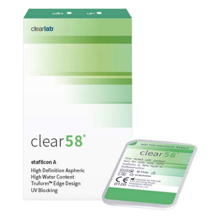 фото упаковки ClearLab Clear 58 Линзы контактные