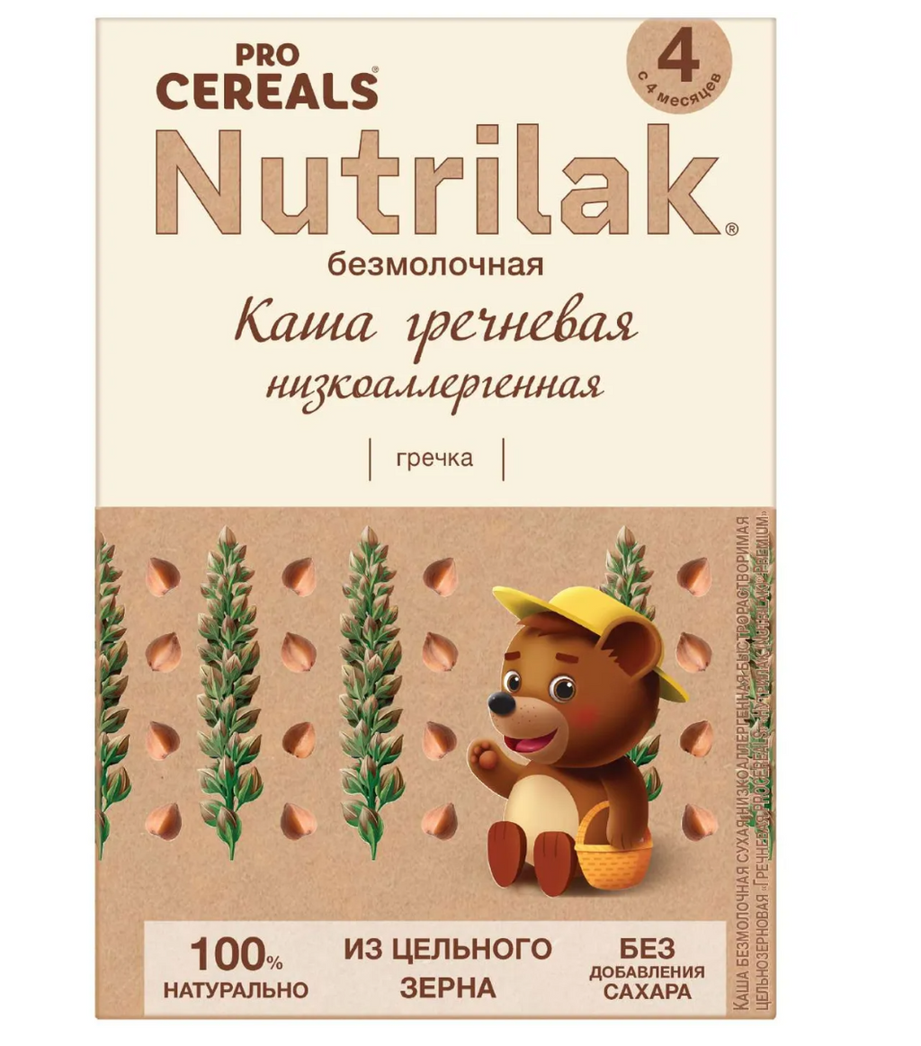 фото упаковки Nutrilak Premium Procereals Каша Гречневая цельнозерновая