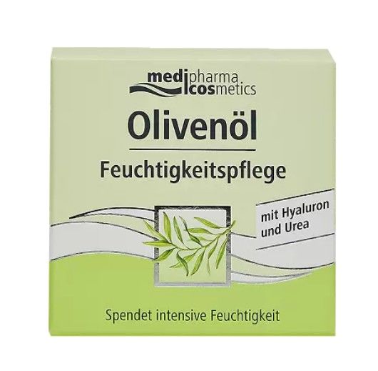 фото упаковки Medipharma Cosmetics Крем для лица увлажняющий Olivenol, крем для лица, 50 мл, 1 шт. фото упаковки Medipharma Cosmetics Крем для лица увлажняющий Olivenol