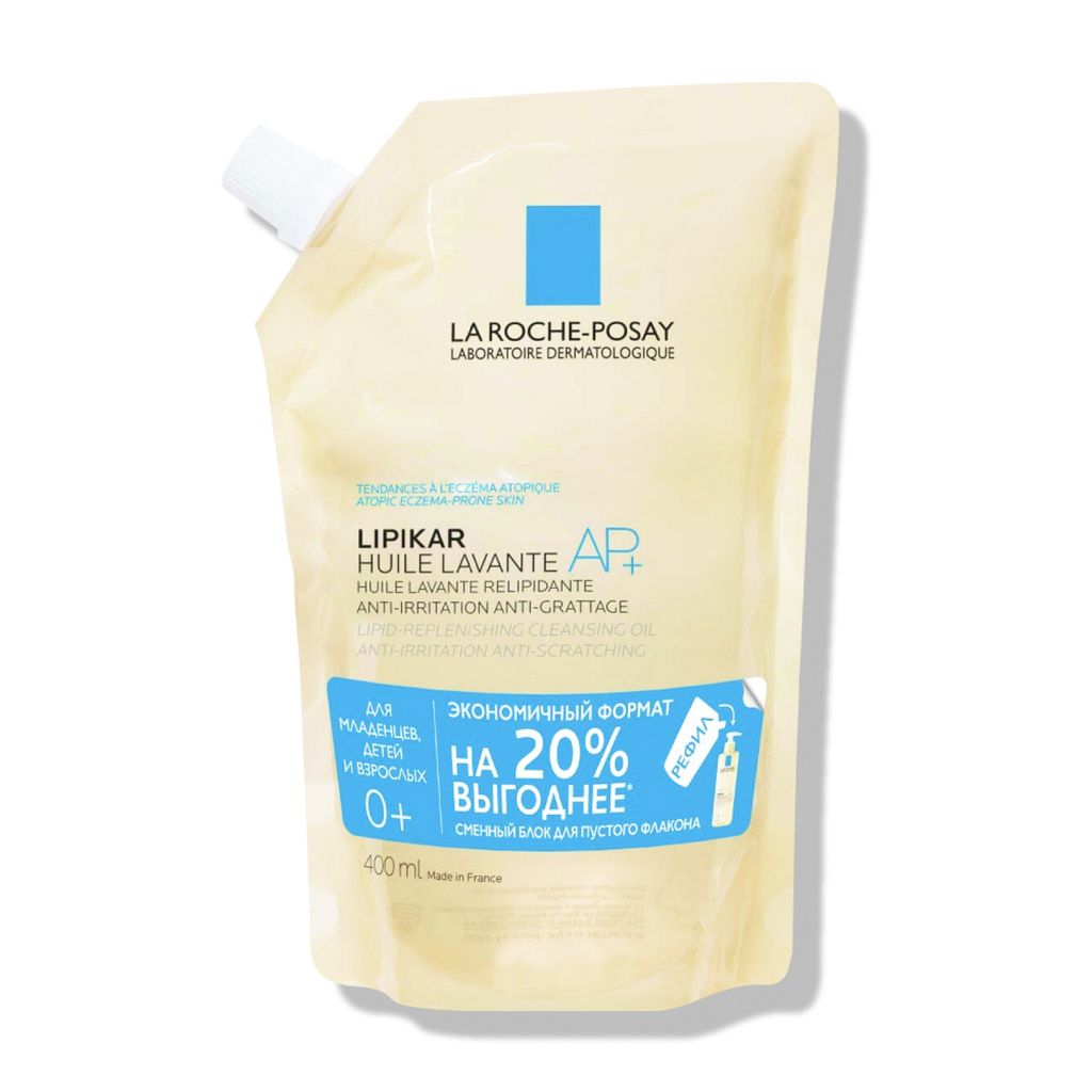 фото упаковки La Roche-Posay Lipikar AP+ масло для ванны и душа