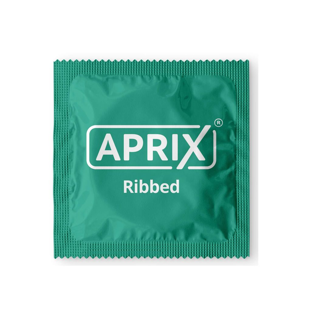 Презервативы Aprix Ribbed, презерватив, ребристые, 12 шт.