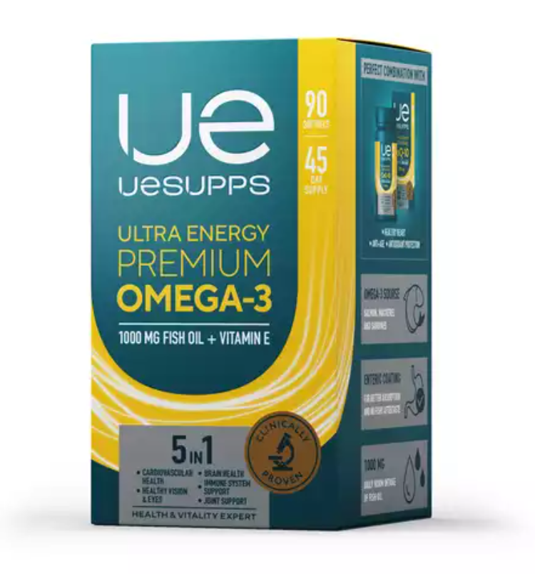 фото упаковки UESUPPS Ultra Energy Премиум Омега-3