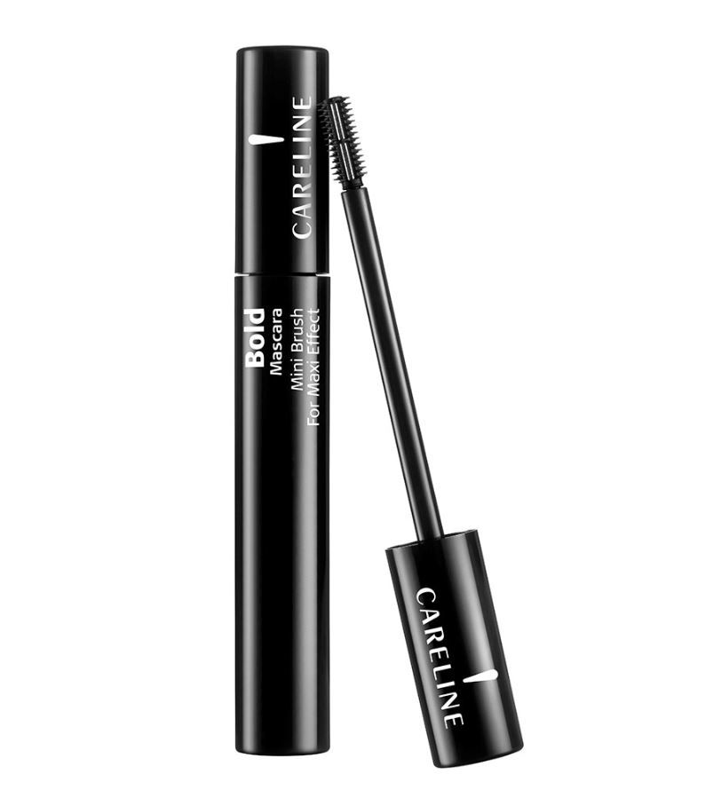 фото упаковки Careline Тушь для объема и удлинения с эффектом накладных ресниц Bold black