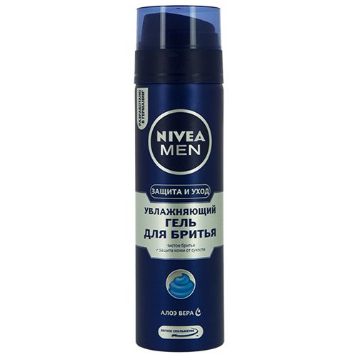фото упаковки Nivea Men Гель для бритья Защита и уход увлажняющий