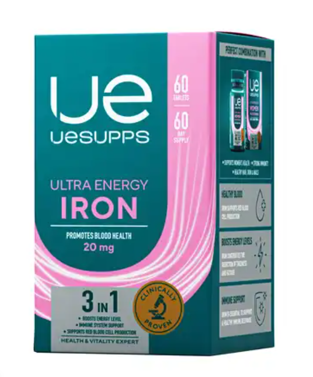 фото упаковки UESUPPS Ultra Energy Железо