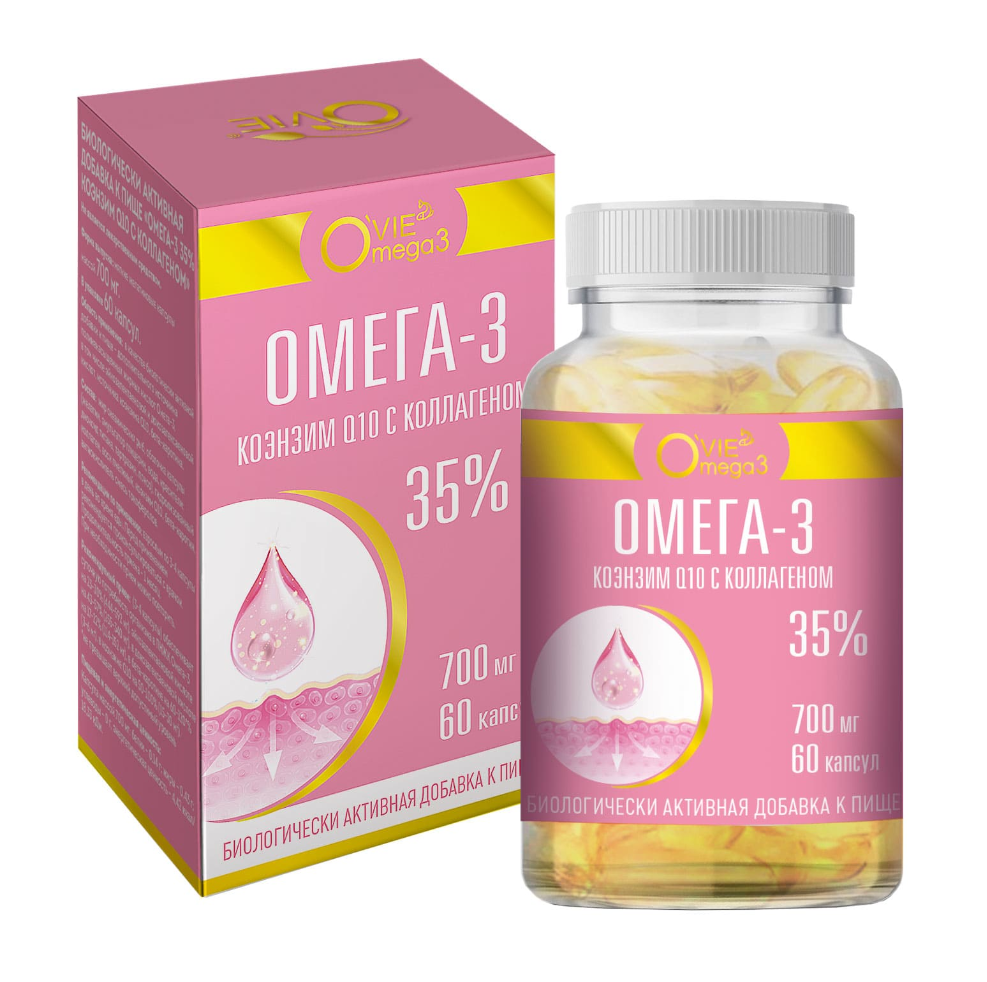 фото упаковки Ovie Омега-3 35% Коэнзим Q10 с коллагеном