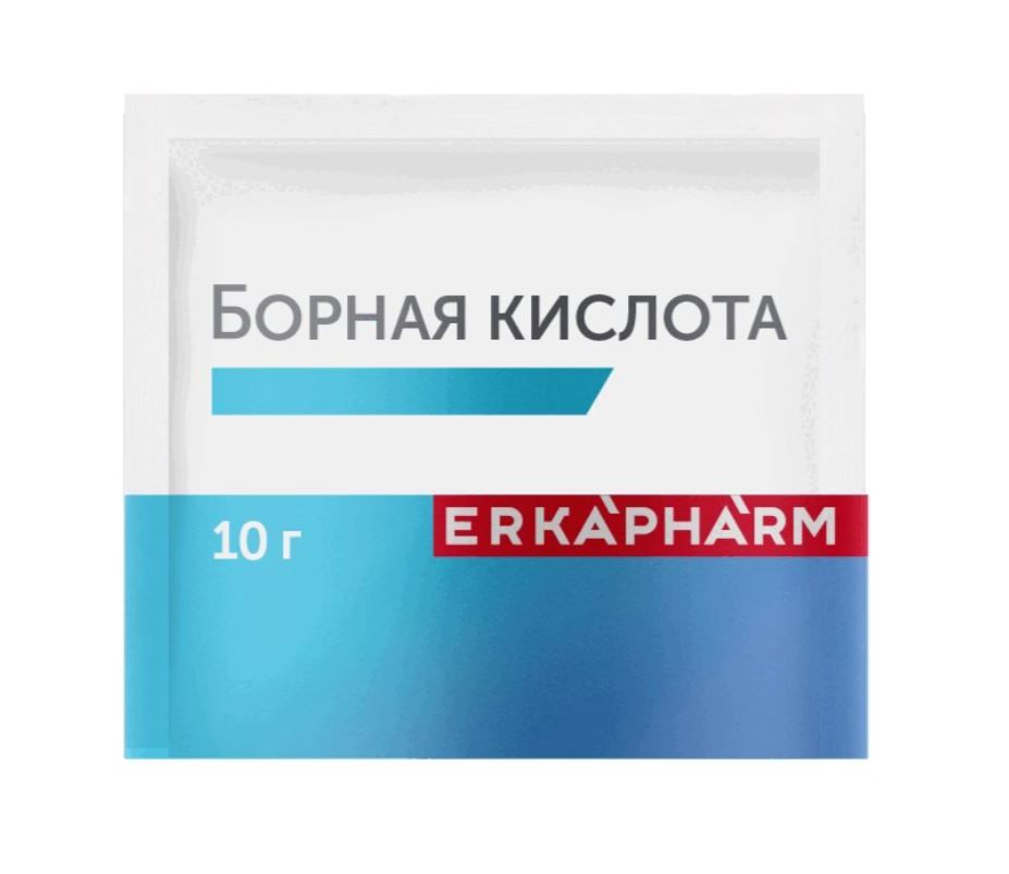 фото упаковки Эркафарм Борная кислота с тальком