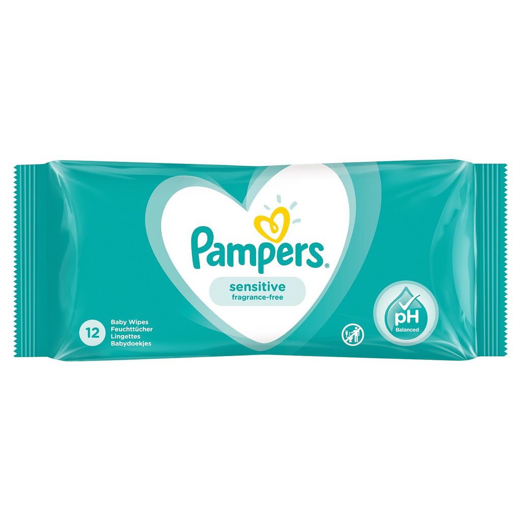 фото упаковки Pampers Sensitive Салфетки влажные детские