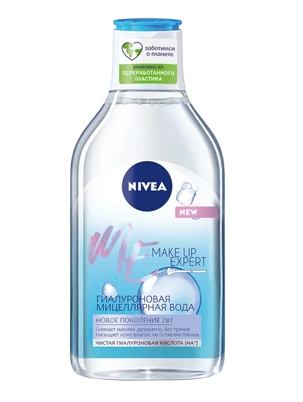 Nivea Мицелярная вода гиалуроновая, мицеллярная вода, 400 мл, 1 шт.