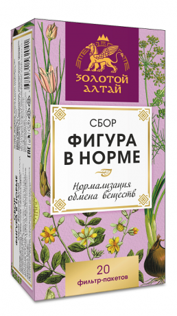 Золотой Алтай Сбор Фигура в норме, фиточай, 1.5 г, 20 шт.