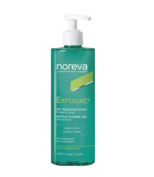 Noreva Exfoliac Гель для лица мягкий, гель, очищающий, 400 мл, 1 шт.