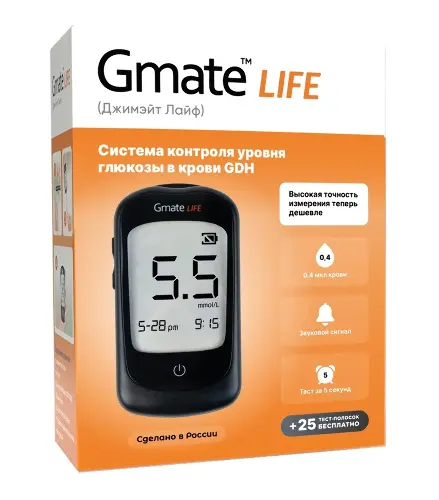 Глюкометр Gmate Life, 1 шт.