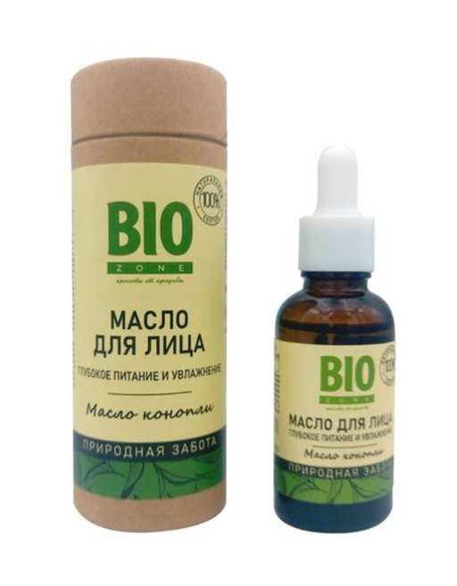 BioZone Масло конопли для лица, масло, глубокое питание и увлажнение, 30 мл, 1 шт.