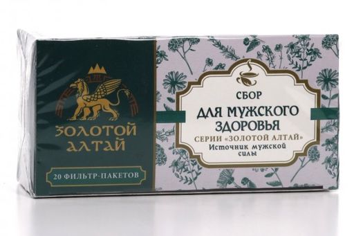 Золотой Алтай Для мужского здоровья сбор, фиточай, 1.5 г, 20 шт.