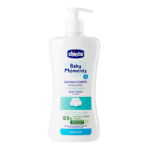Chicco Baby moments Пена для ванны без слез Tenderness, для детей с рождения, пена для ванн, 500 мл, 1 шт.
