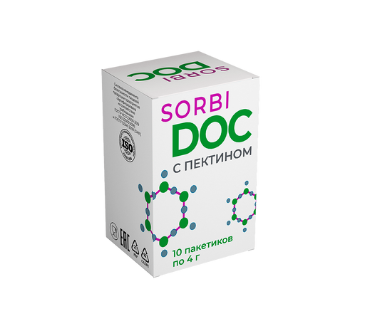 SORBIDOC с пектином, стик - пакет, 4 г, 10 шт.