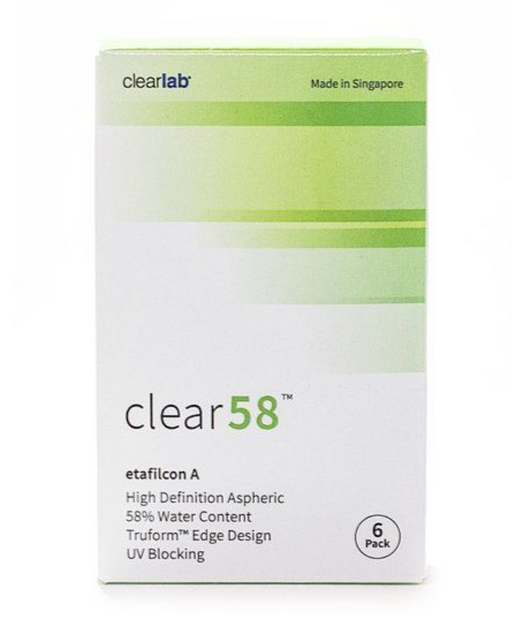 ClearLab Clear 58 Линзы контактные, -4.00, 8.3, 6 шт.