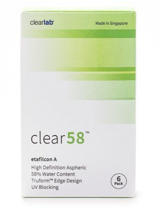 ClearLab Clear 58 Линзы контактные, -3.25, 8.7, 6 шт.