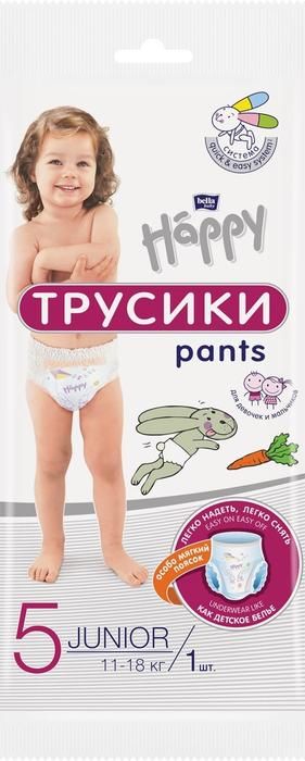 Bella Baby Happy Junior Подгузники-трусики детские, 11-18 кг, р. 5, 1 шт.