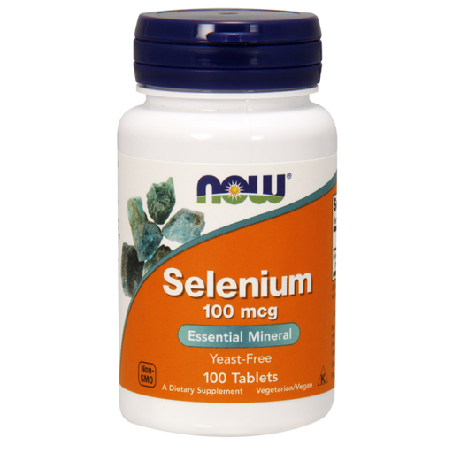 NOW Selenium Селен, 100 мг, таблетки, 100 шт.