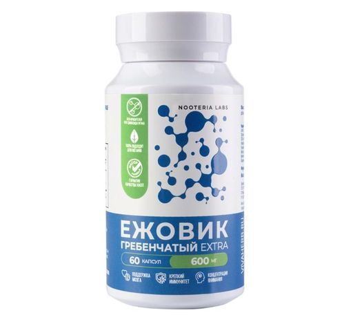 Nooteria Labs Ежовик гребенчатый extra, капсулы, 60 шт.