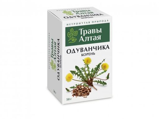 Травы Алтая Одуванчика корень, фиточай, 50 г, 1 шт.