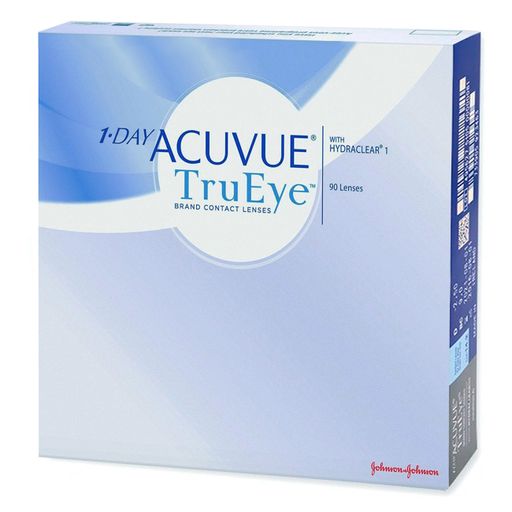 1-Day Acuvue TruEye Линзы контактные Однодневные, BC=8.5 d=14.2, D(-2.25), 90 шт.